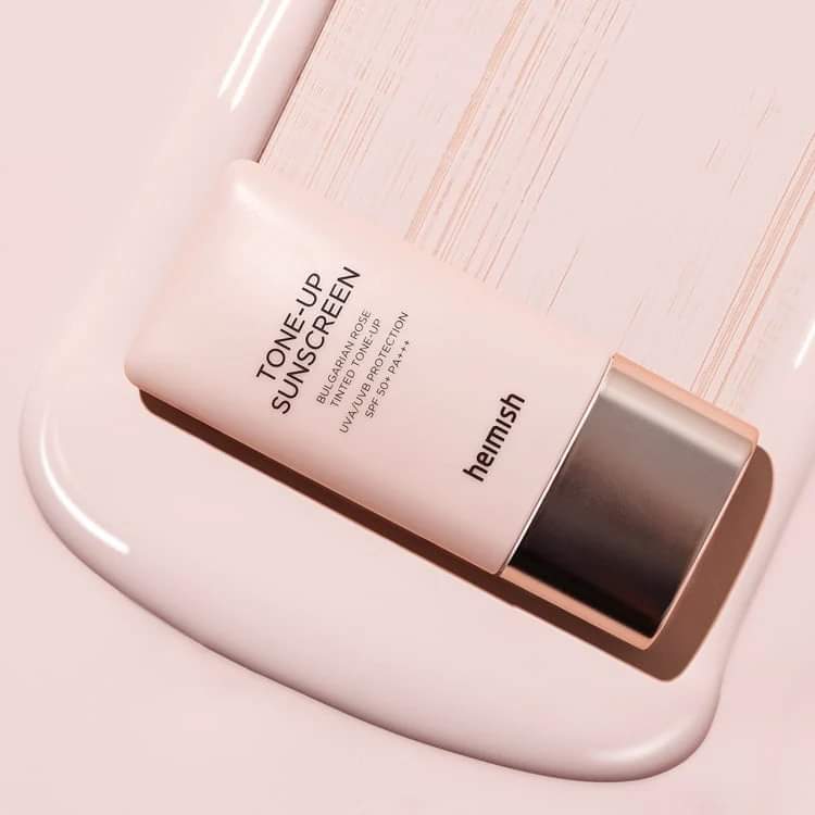 Heimish Bulgarian Rose Tinted Tone Up Sunscreen with UVA/UVB Protection SPF 50+ PA+++  30ml