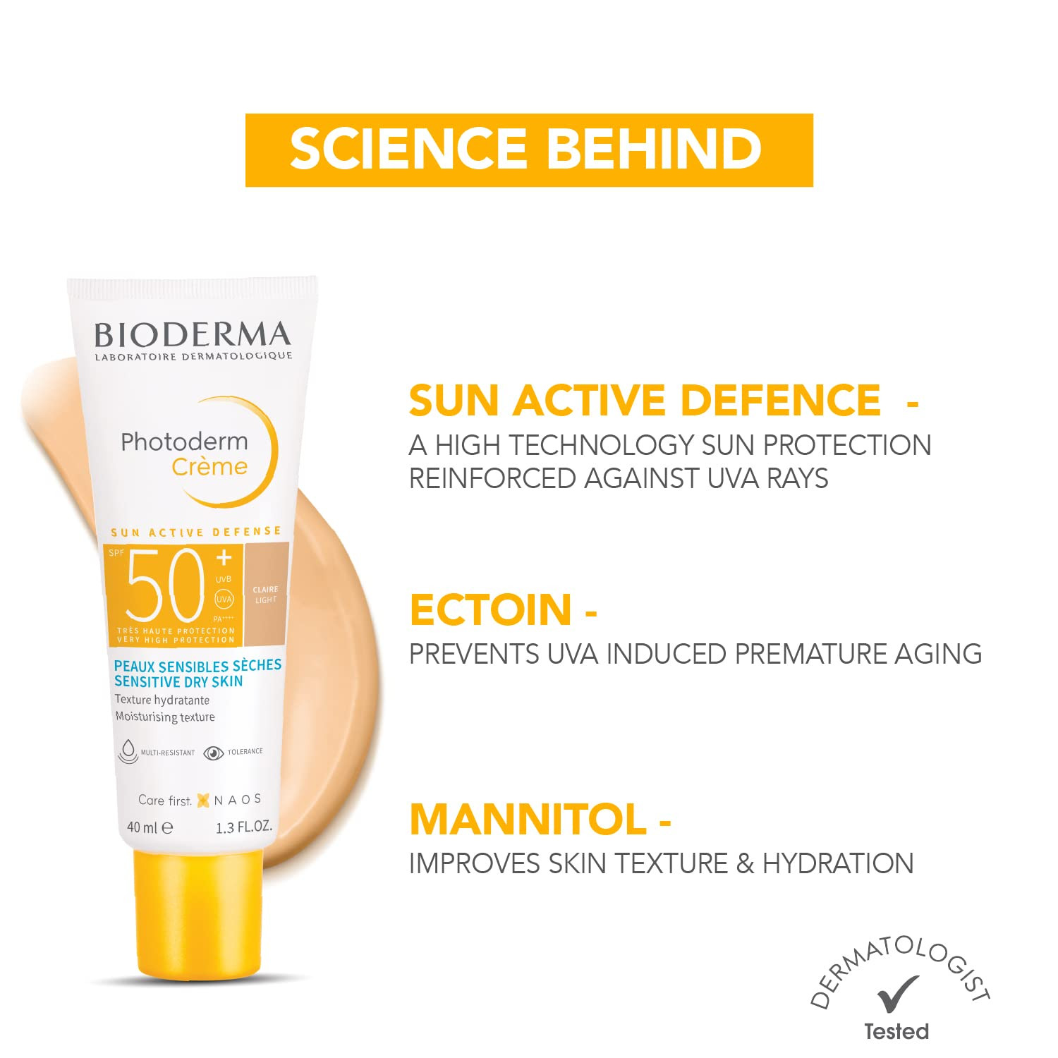 Bioderma Photoderm creme SPF 50+ Sunscreen cream 40ml