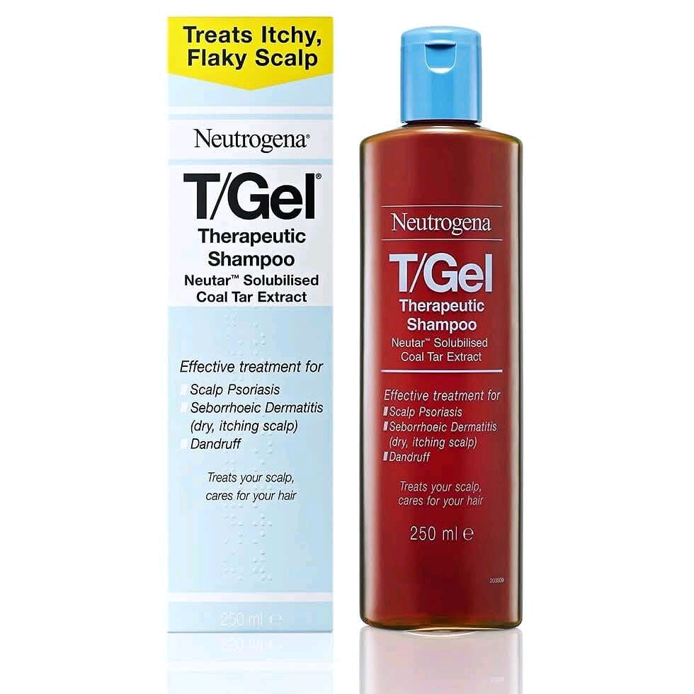 Neutrogena T/Gel Therapeutic Shampoo with Neutar Solubilised Coal Tar Extract for Scalp Psoriasis, Seborrhoeic 250ml