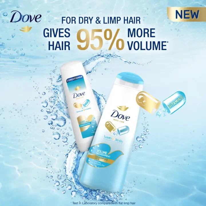 Dove Micellar Volume Nourishment Shampoo 330ml