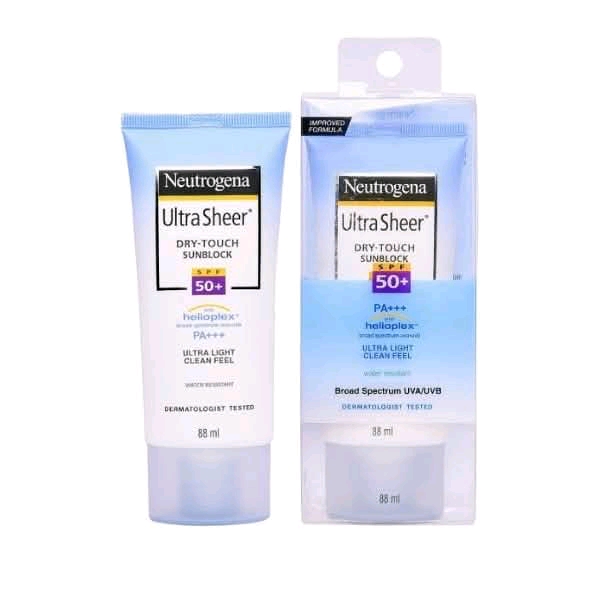 Neutrogena Ultra Sheer Dry Touch Sunblock with SPF 50+ PA ++++ 80g