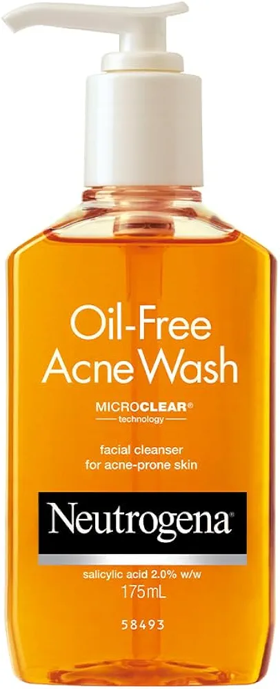 Neutrogena Oil Free Acne Wash for Acne Prone Skin with Salicylic Acid  175ml