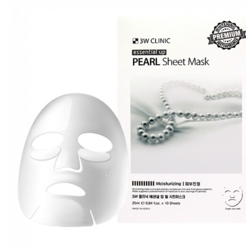 3W Clinic Essential Up Pearl Sheet Mask (25ml)