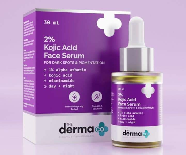The Derma Co 2% Kojic Acid Face Serum for Dark Spots & Pigmentation 30ml