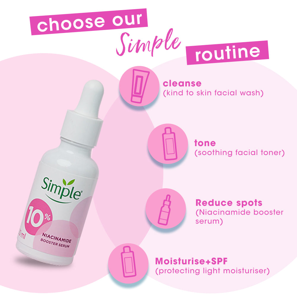 Simple Booster Serum 10% Niacinamide (Vitamin B3) 30ml
