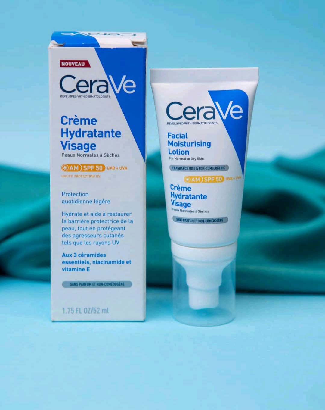 Cerave PM Facial Moisturising Lotion for Normal to Dry Skin  52ml