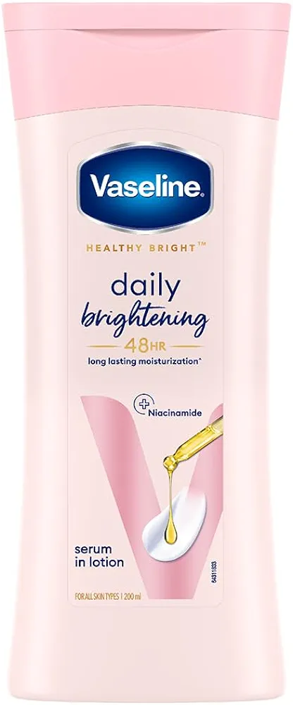 Vaseline Healthy Bright Daily Brightening Serum Lotion with Niacinamide for All Skin Types 300ml