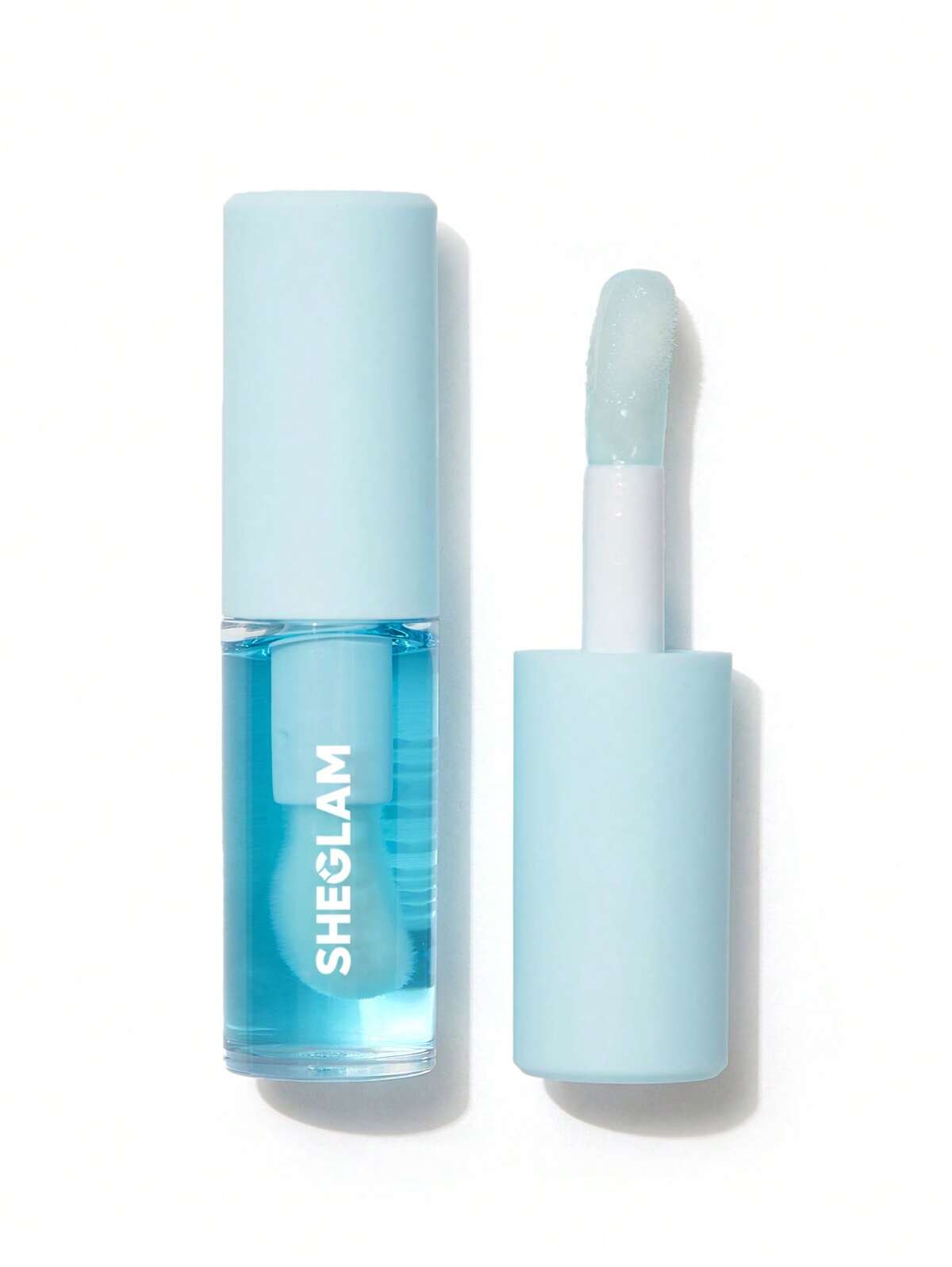 SHEGLAM Jelly Wow Hydrating Non-Sticky Lip Oil Moisturizing Plumping Lip Gloss - Mali-Blue Berry