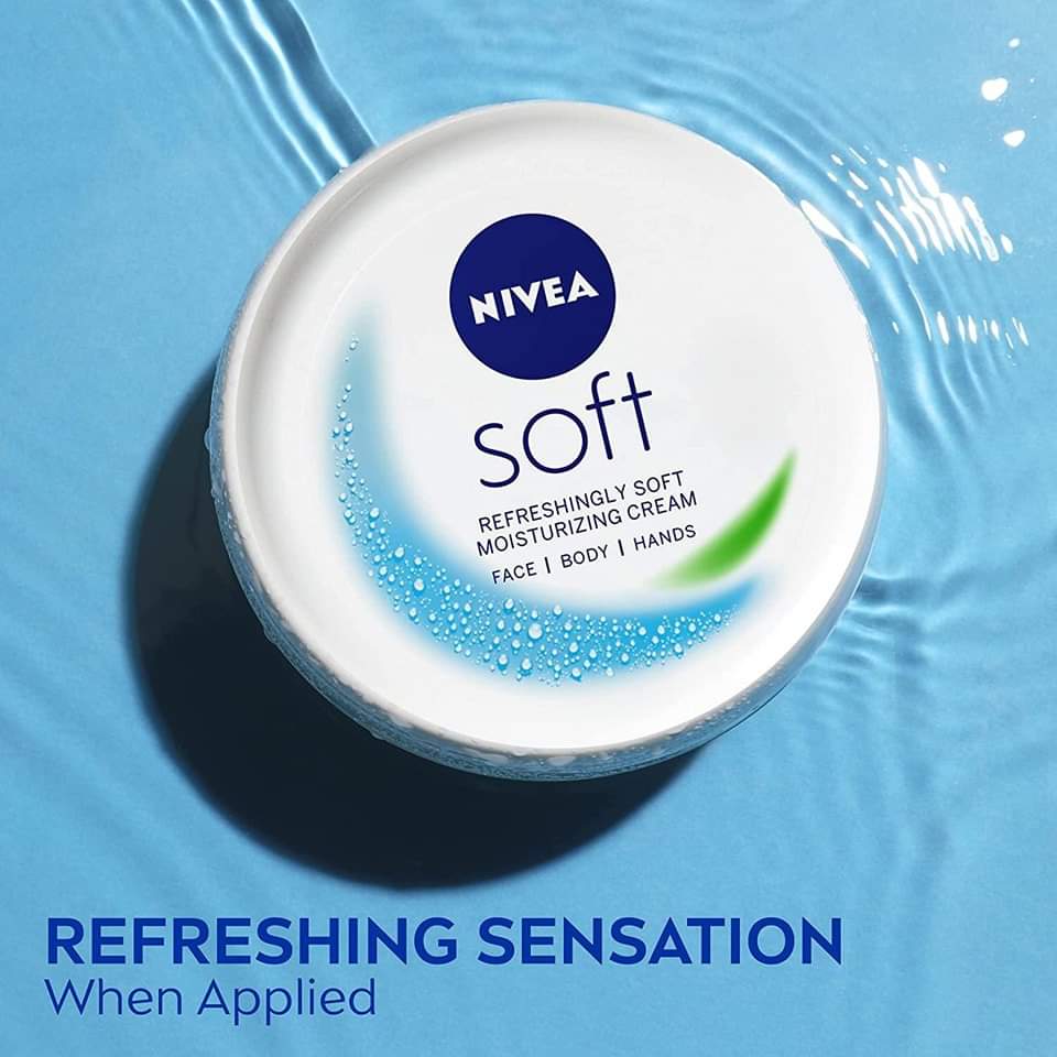 Nivea Refreshingly Soft Moisturizing Cream with Jojoba Oil & Vitamin E  200ml