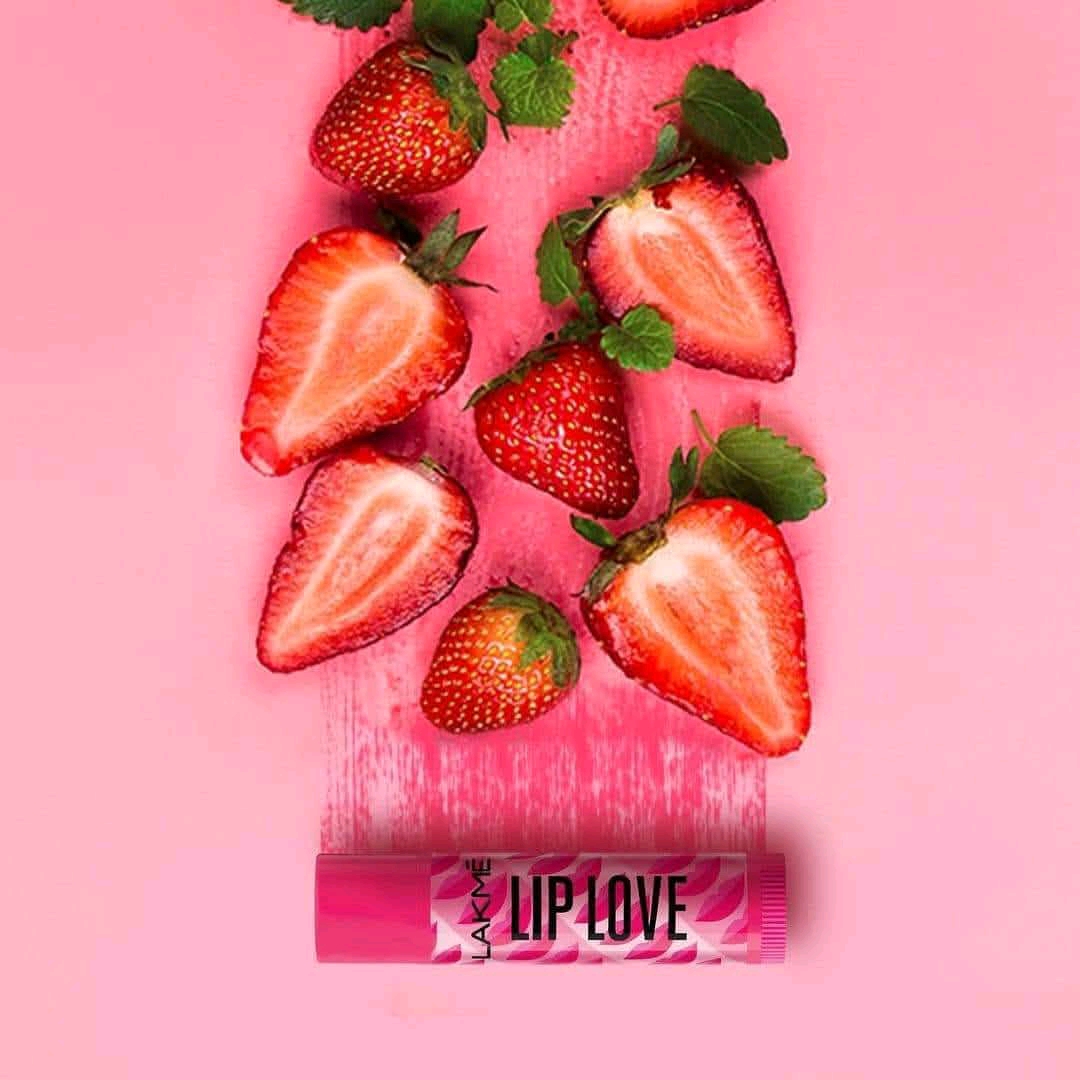 𝐋𝐀𝐊𝐌𝐄 𝐋𝐈𝐏 𝐋𝐎𝐕𝐄 𝐋𝐈𝐏 𝐂𝐀𝐑𝐄 𝐅𝐋𝐀𝐕𝐎𝐔𝐑: Strawberry SPF 15