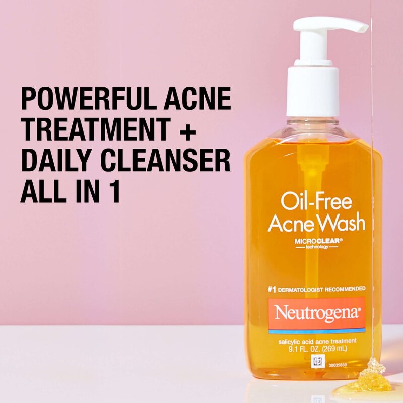 Neutrogena Microclear Oil Free Acne Wash 269ml