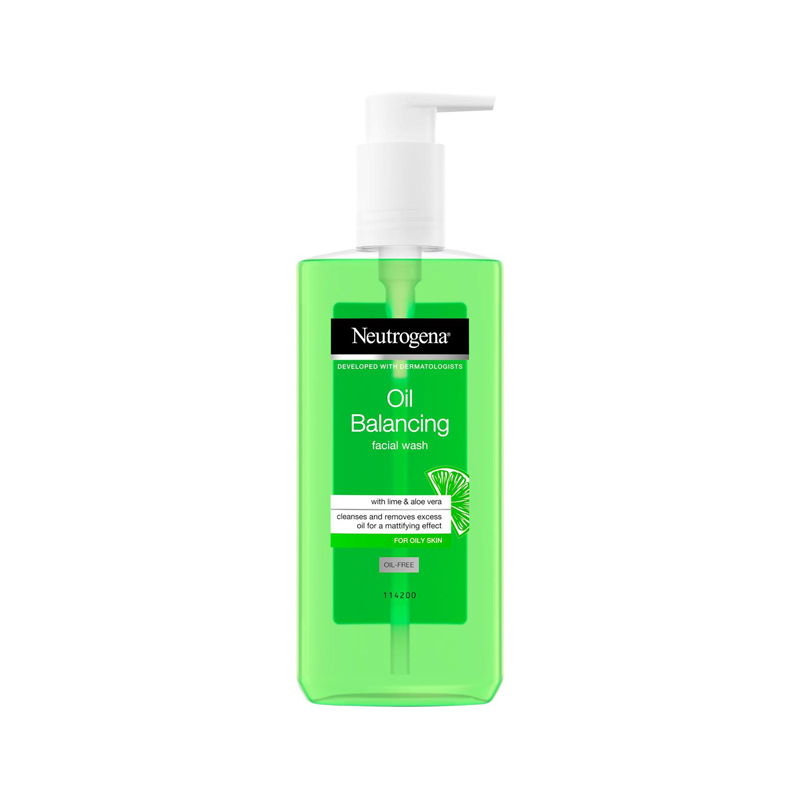 Neutrogena Oil Balancing Facial Wash with Lime & Aloe Vera 200ml