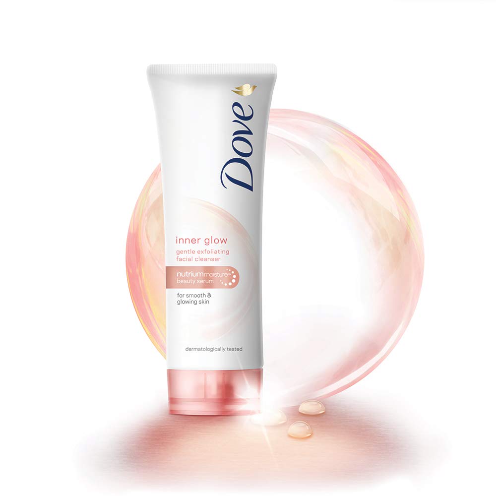 Dove Inner Glow Gentle Exfoliator Facial Cleanser 100g