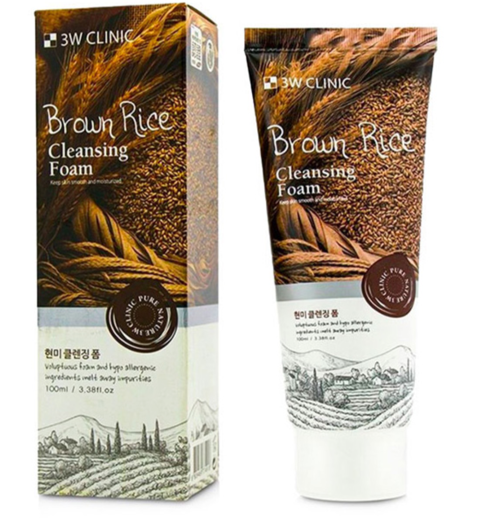 3W Clinic Brown Rice Foam Cleansing – 100ml