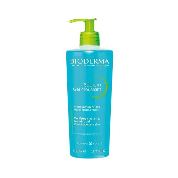 Bioderma – Sébium Foaming Gel – Face and Body Cleanser 500ml