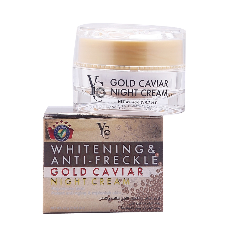 YC Whitening & Anti Freckle Gold Caviar Night Cream 20g